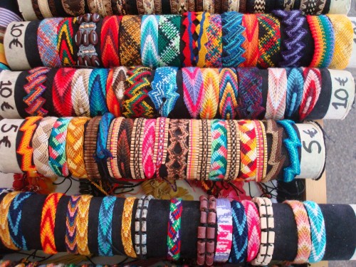 Aix - hippie woven bracelets